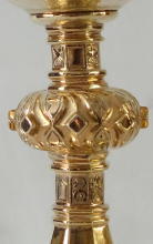 Solid Sterling silver Gothic Chalice